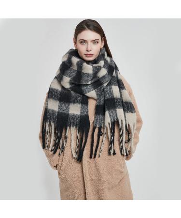 Shop XL Loop Scarves for Women & Men - Cozy Autumn Knitting & Cashmere Styles in Brown & Black - Buy Online on GoSupps.com