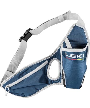 LEKI Drinkbelt One Size Dark Denim - Poppy Red - Dawn Blue