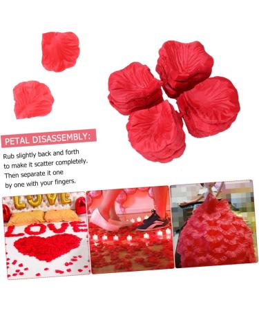 Zerodeko 3000 Pcs Silk Rose Petals Faux Rose Petals Lifelike Rose Petals Affordable Wedding Decorations Ornament Popcorn Decorations Romantic Decorations Pillow Filler Red Rose Petals 1000 - Buy Online on GoSupps.com