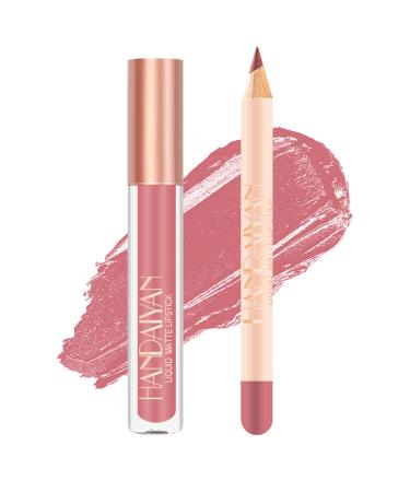 Easilydays Lip Liner and Liquid Matte Lipstick Set  12 Colors Crayon Matte Longwear Lip Pencil  24h Velvety Red Lips and Lip Liners Make Up  Lip Contouring Pencil  Waterproof Long Lasting Nude Lipgloss Lip Stain Kit with...