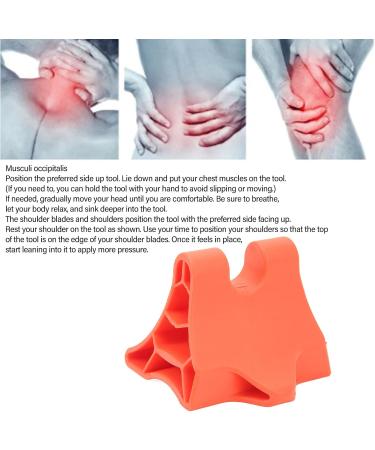 Muscle Release Tool | Compact ABS Suboccipital Release Device for Home Use | Durable & Strong Load-Bearing - Orange - Buy Online on GoSupps.com