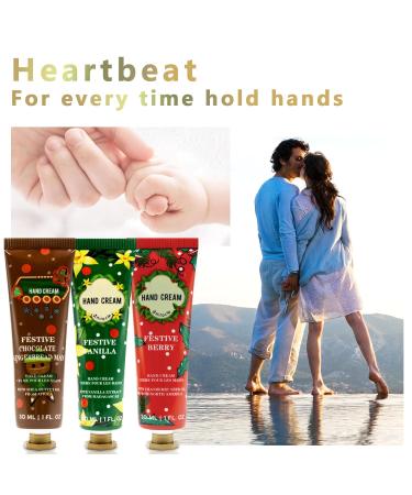 Christmas Hand Cream Set - 3x30ml Gift for Men Women & Friends | Ideal for Cracked Hands - Buy Online on GoSupps.com