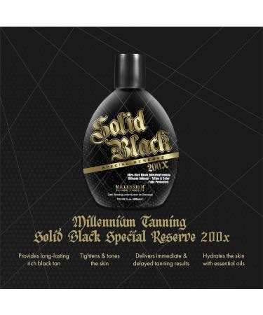 Millennium Tanning Solid Black Special Reserve 200X Tanning Lotion 13.5oz - 3 Pack - Buy Online on GoSupps.com