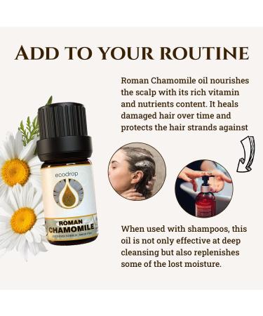 English Chamomile Essential Oil 5ml - 100% Pure Therapeutic Grade for Aromatherapy and Massage Diffusers - Buy Online on GoSupps.com