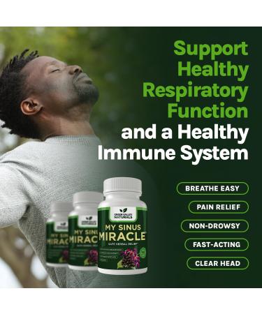 GREEN VALLEY NATURALS My Sinus Miracle Herbal Supplement 90 Capsules (1) - Buy Online on GoSupps.com