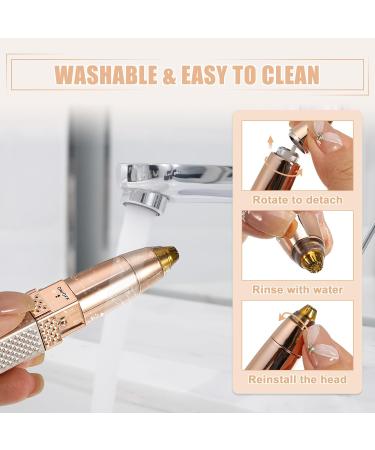 VOCOSTE 4-in-1 Eyebrow Trimmer & Facial Hair Removal for Women - Painless USB Rechargeable Waterproof Nose Hair & Body Hair Remover - Buy Online on GoSupps.com