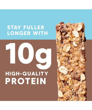 ZonePerfect Oatmeal Chocolate Chunk Protein Bars - 10g Protein, Nutritious Gluten Free Snack - 5 Count - Buy Online on GoSupps.com
