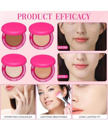  Hikaka Peptide Bounce Balm Foundation full-coverage concealer for mature skin moisturizing cream and natural blur for all skin types concealer and skincare in one (Ivory) - Buy Online on GoSupps.com