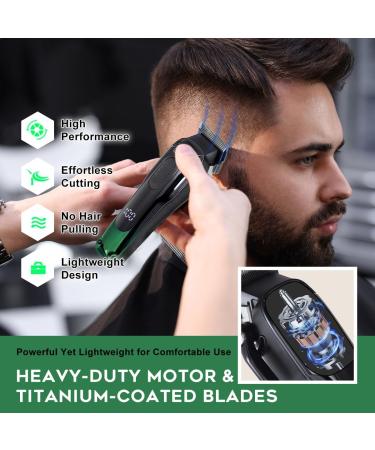 Buy Hatteker Professional Hair Clippers for Men | Cordless Clippers & Trimmers Set | Rechargeable Beard Trimmer - International Shipping Available - Buy Online on GoSupps.com