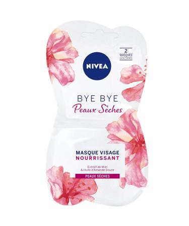 Nivea Nourishing Honey Mask Dry Skin 2 x 7.5 ml - Pack of 4