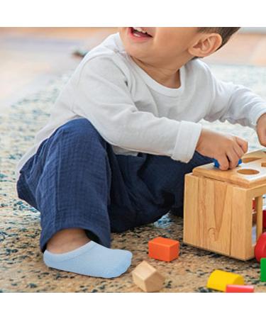 JOCMIC 10-Pair Kids No Show Socks Anti-Slip Low Cut Cotton Sock | 7-9 Years - Buy Online on GoSupps.com