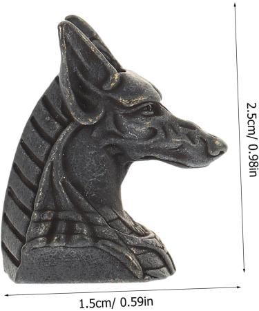 Ancient Egyptian Anubis Pendant Keychain DIY Bracelet Pendant (black Version) 1pc Car Decor Jewelry 2.5X1.5X0.6CM As Shown1 - Buy Online on GoSupps.com