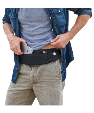 The Belt of Orion Survival Gear Travel Running Belt Waist Fanny Pack Hands Free Way to Carry Sanitizer, Face Mask, Phone, Passport, Keys, ID, Money & Everyday Essentials (Travel 9"x4")