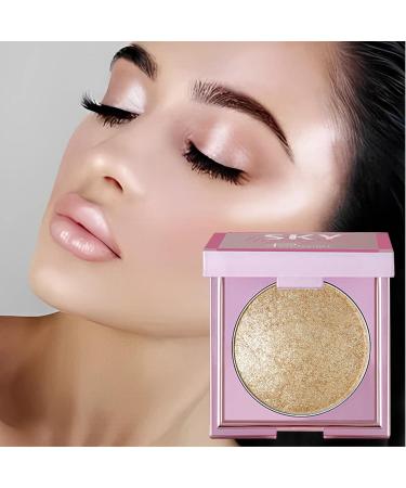 Face Highlighter | 8g Water Resistant Eyelids Highlighting Powder | Long Wear Cosmetics for Collarbone Body Arms Legs Brightening Highlighter for Easter Tmay #03 - Buy Online on GoSupps.com