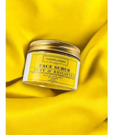 Natural Turmeric Facial Exfoliant with Niacinamide and Shea - Fragrance Free Face Sugar Scrub for Glowing Skin - Buy Online on GoSupps.com