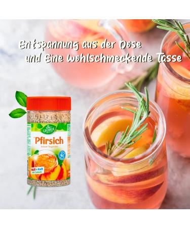 KING GEORGE - Peach Instant Tea Drink - 12 x 400g - Peach Flavoured Instant Tea Drink - A Hot and Cold Treat - Buy Online on GoSupps.com