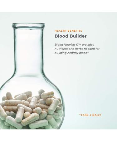 LifeSeasons Blood Nourish-R: Iron Deficiency Supplement for Fatigue, Paleness & Dizziness - 60 Capsules - Buy Online on GoSupps.com