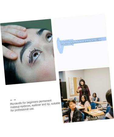 Housoutil 2pcs Eyebrow Ruler Mini Multipurpose Tool Eyebrow Shaper Ruler Musical Instrument Portable Miss - Buy Online on GoSupps.com