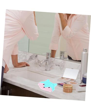 Buy Silicone Makeup Brush Cleaning Mat - Fox Scrub Tool for Effortless Brush Care 17x15cm Blue - Ideal for All Cosmetic Brushes - Buy Online on GoSupps.com