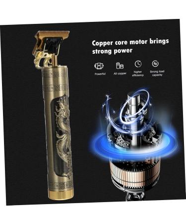 minkissy Electric Clippers Electric Trimmer Rechargeable Lint Shaver Cordless Hair Trimmer Hair Mustache Trimmer Hair Cutting Tool Hair Cutting Comb Aluminum Alloy Golden Clipper for Barber - Buy Online on GoSupps.com