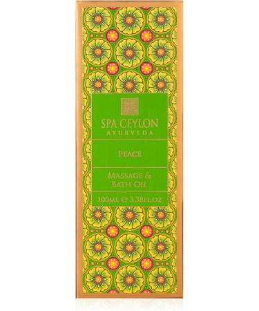 SPA CEYLON Peace Massage & Bath Oil - Soothing Ayurvedic Body Ritual for Relaxation | International Shipping - Buy Online on GoSupps.com