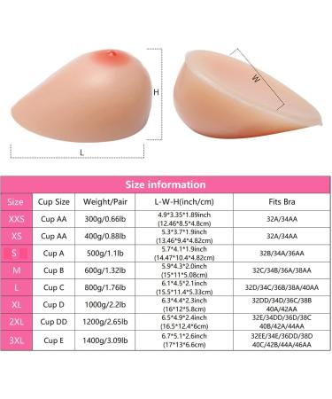 Ivita Self-Adhesive Silicone Breast Shapes | Mastectomy Prosthesis for Crossdressers & Transgender Cosplay - Buy Online on GoSupps.com