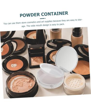 Beavorty 4 Pcs Storage Box Cosmetic Travel Containers DIY Powder Case Loose Cosmetic Powder Case Eye Shadow 7.4X7.4X1.85CMx2pcs Assorted Colorx2pcs - Buy Online on GoSupps.com