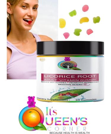 Licorice Root Adult Supplement Gummy - Natural and Delicious - Buy Online on GoSupps.com