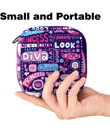 Portable Women s Binding Storage Bags | Purple Menstrual Pad & Tampon Holder | Multi-Colored Organizer for School & Office - Buy Online on GoSupps.com