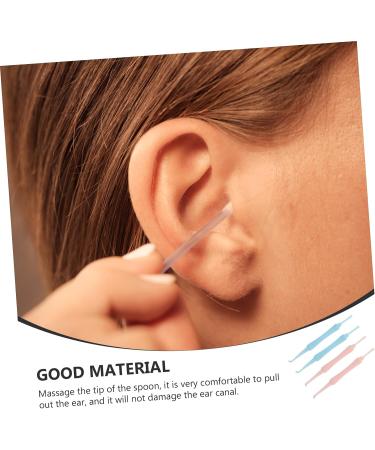 Double-Headed Spiral Ear Wax Removal Tools - 4 Pcs Set for Household Cleaner - Random Color - 10x0.8x0.8cm - Buy Online on GoSupps.com