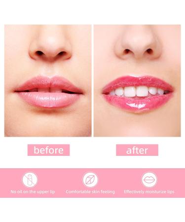 Greoer 4 Pieces Lip Balm Lip Oil Set Fruit-flavored Moisturizing Lip Gloss Plumping Lip Gloss Crystal Jelly Liquid Lipstick for Women and Girls Peach Strawberry Grape Cherry 1 count (Pack of 4) - Buy Online on GoSupps.com