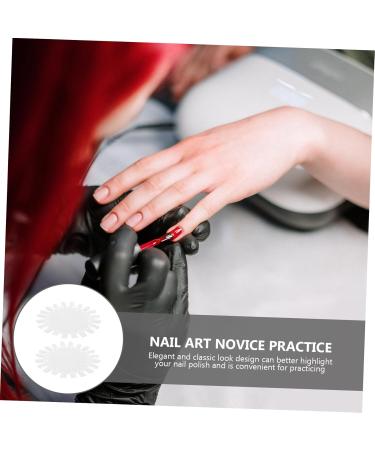 Healeved 2 Sets Nail Color Card Nail Color Plate Nail Varnish Colour Chart Nail Art Color Cards Sample Manicure Color Cards Nail Color Display Boards Color Test Manicure Tools Plastic Abs - Buy Online on GoSupps.com