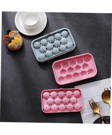 Zerodeko Ice Molds 2pcs Home Making Mold Summer Ice Tray Ball Makers Moulds Molds Bar Cube Fridge DIY Tools Silicone 17x9.9cm Assorted Color - Buy Online on GoSupps.com