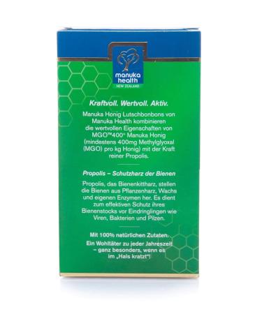 Buy Manuka Health MGO 400+ Propolis Lozenges | 100g Pack | Premium Natural Healing - Buy Online on GoSupps.com