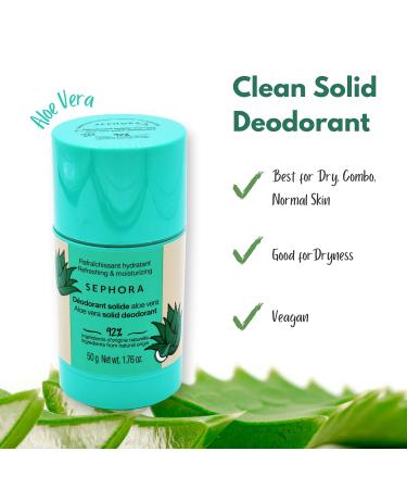 SEPHORA COLLECTION Clean Solid Deodorants - Buy Online on GoSupps.com