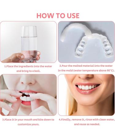 LEOONER 2 Pairs Temporarily Adjustable for Men and Women Nature and Comfortable Regain Confidence Smile - Buy Online on GoSupps.com