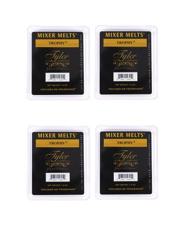 Tyler Candle Company Trophy 1.9 Ounce Scented Mixer Wax Melt Cubes for Tart Burner Pack of 4