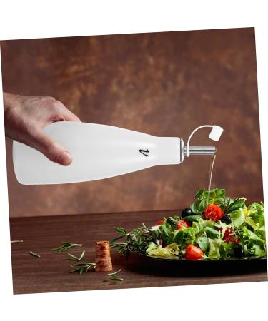 Zerodeko Kitchen Pantry Storage 2pcs Ceramic Oil Vinegar Pot Spice Bottle Pp Simple White Kitchen Storage Pantry - Buy Online on GoSupps.com