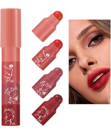  Hugsweet Hugsweet Matte Lipsticks Waterproof Lipstick Colored Lip Gloss - Women's Matte Lip Gloss Set Long-Lasting Matte Lip Polish Lipstick Set - Buy Online on GoSupps.com