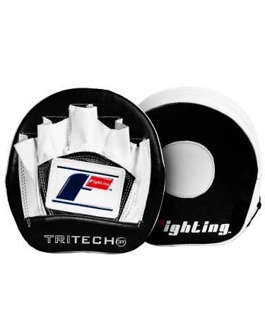 Fighting Sports Tri-Tech Elite Punch Mitts, Black/White