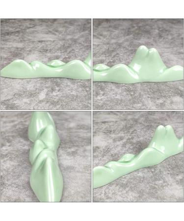 TOYANDONA Ceramic Calligraphy Brush Holder Rack with Wave Design - Chinese Calligraphy Practice Supplies for Beginners - Buy Online on GoSupps.com