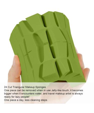 Auauy 48 PCs Latex-Free Makeup Sponges - Reusable Beauty Blenders for Liquid Foundation Powder & Cream (Matcha Color) - Perfect for Flawless Application - Buy Online on GoSupps.com