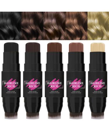  Hogvinnatil Gray hair color cover with stick Waterproof natural gray color cover Coloring cream for eyebrows and scalp for thinning areas and baldness daily use and - Buy Online on GoSupps.com