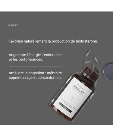 Nullure Shilajit Supplement | Pure Himalayan Shilajit Capsules | Anti-inflammatory Neuroprotective Effects Muscle Recovery Energy Boost| Natural & Original | 120 caps (2 months) - Buy Online on GoSupps.com