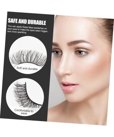 minkissy 1 Box 3d False Eyelashes Artificial Eyelashes False Lashes Pesta as Lashes with Color Party Strip Lashes Girls Outfits Artificial False Eyelash Imitation Manual Miss Set - Buy Online on GoSupps.com