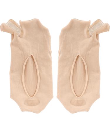 Bunion Relief Socks for Women - Soft and Breathable Hallux Valgus Correction Toe Separator Socks for Work (Skin Color) - Buy Online on GoSupps.com