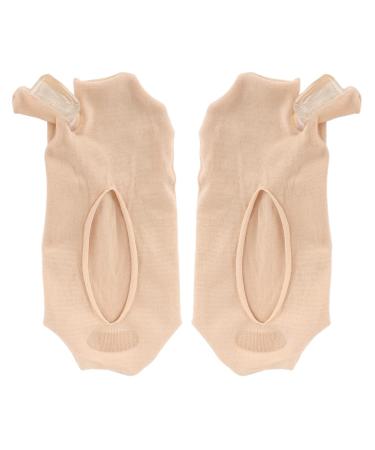 ANGGREK Hallux Valgus Relief Socks - Bunion Relief | Toe Separator Socks for Women - Soft, Elastic, Breathable | Valgus Corrector for Work - Skin Color - Buy Online on GoSupps.com