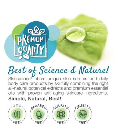 2.5% Retinol Serum with Hyaluronic Acid | Natural Daily Moisturizer with Aloe Vitamin E & Green Tea - Skinsations - Buy Online on GoSupps.com