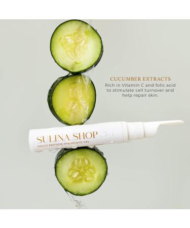 Peptide Eye Gel | Hydrating Firming & Brightening | Reduce Fine Lines | Fragrance Free (0.4 Oz - Buy Online on GoSupps.com