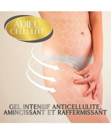 Anti-Cellulite Gel Reducer and Firmer | With Caffeine L-Carnitine and Red Vine | Completely eliminates cellulite | Thermoactive gel | Firms and moisturizes the skin | Gel 200ml - Buy Online on GoSupps.com